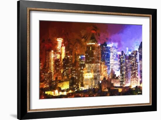 New York Color Shade-Philippe Hugonnard-Framed Giclee Print