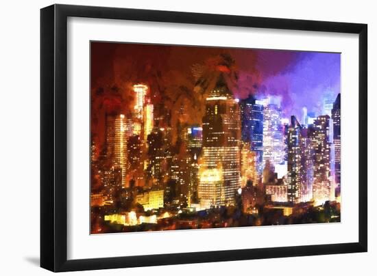 New York Color Shade-Philippe Hugonnard-Framed Giclee Print