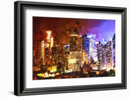 New York Color Shade-Philippe Hugonnard-Framed Giclee Print