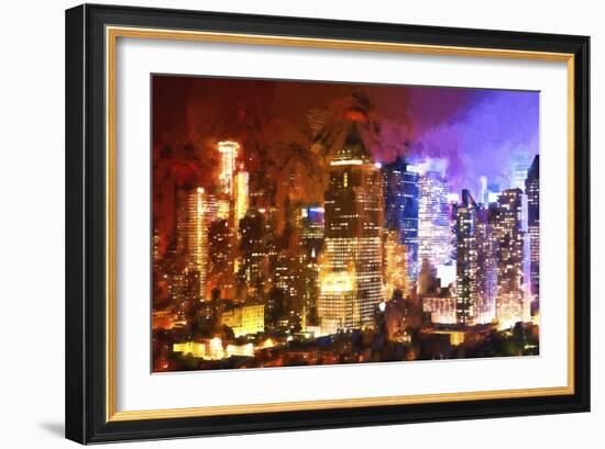 New York Color Shade-Philippe Hugonnard-Framed Giclee Print