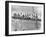 New York Construction Workers Lunching on a Crossbeam-null-Framed Premium Photographic Print