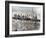 New York Construction Workers Lunching on a Crossbeam-null-Framed Photographic Print