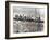 New York Construction Workers Lunching on a Crossbeam-null-Framed Photographic Print