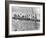 New York Construction Workers Lunching on a Crossbeam-null-Framed Photographic Print