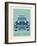 New York - Cop Car-Ben James-Framed Giclee Print