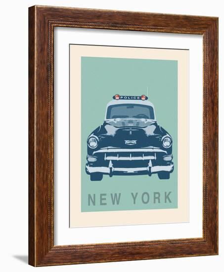 New York - Cop Car-Ben James-Framed Giclee Print