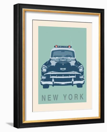 New York - Cop Car-Ben James-Framed Giclee Print