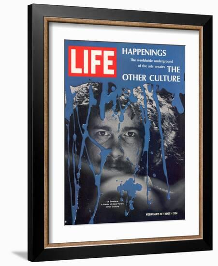 New York Counter Culture Leader Ed Sanders, February 17, 1967-John Loengard-Framed Photographic Print