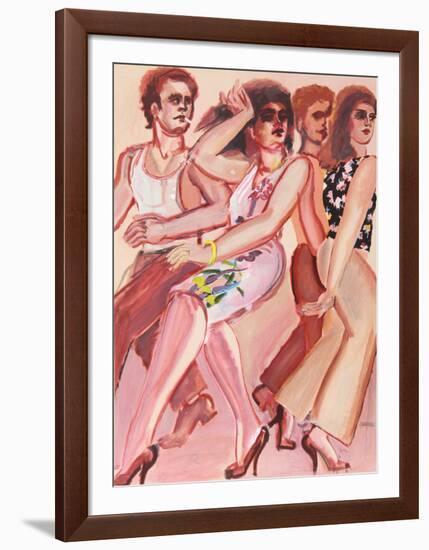 New York Dancers 4-Lester Johnson-Framed Limited Edition