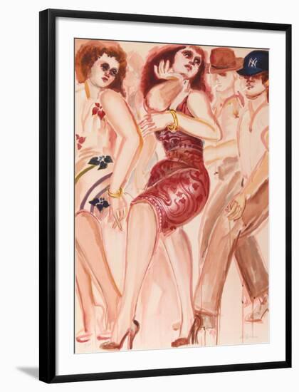 New York Dancers 5-Lester Johnson-Framed Limited Edition