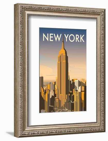 New York - Dave Thompson Contemporary Travel Print-Dave Thompson-Framed Giclee Print