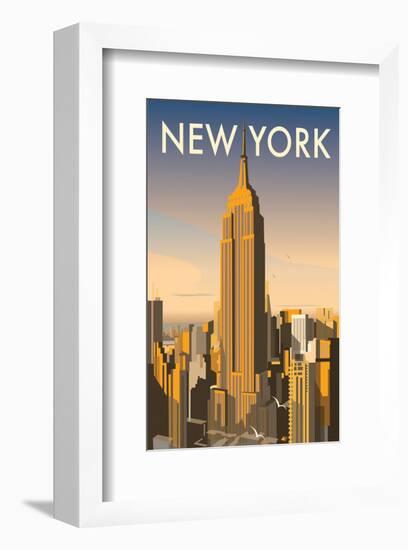 New York - Dave Thompson Contemporary Travel Print-Dave Thompson-Framed Giclee Print