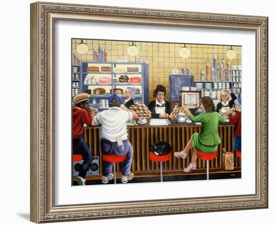 New York Diner, 1987-Liz Wright-Framed Giclee Print