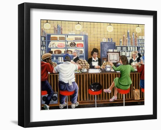New York Diner, 1987-Liz Wright-Framed Giclee Print