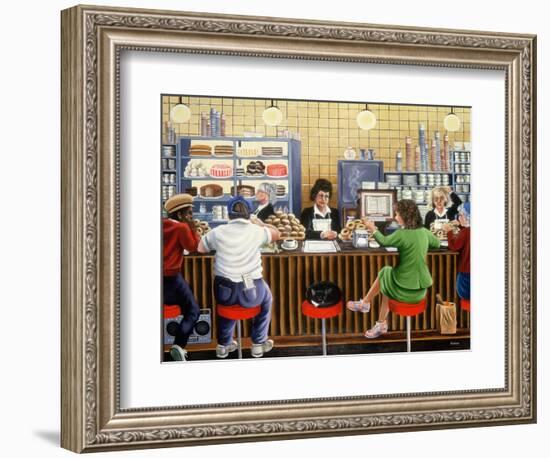 New York Diner, 1987-Liz Wright-Framed Giclee Print