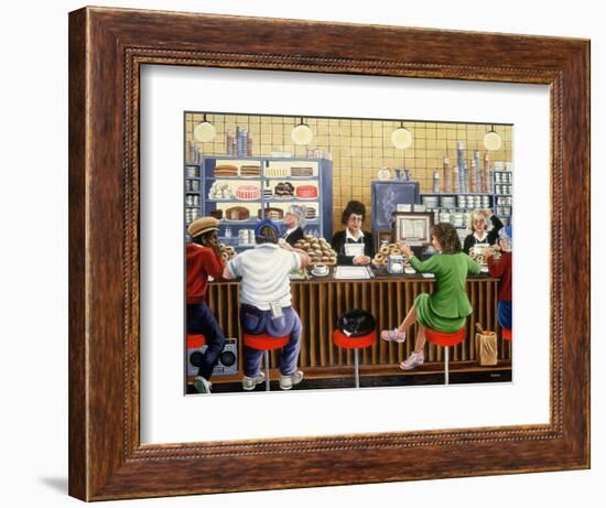 New York Diner, 1987-Liz Wright-Framed Giclee Print