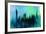 New York Downtown Skyline-NaxArt-Framed Art Print