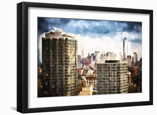 New York Downtown-Philippe Hugonnard-Framed Giclee Print