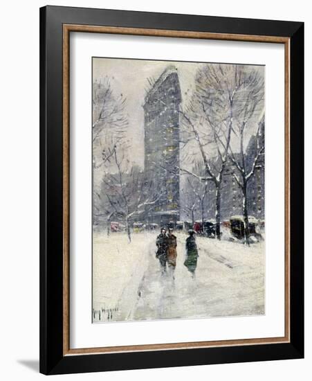 New York: Flatiron, 1919-Guy Wiggins-Framed Giclee Print