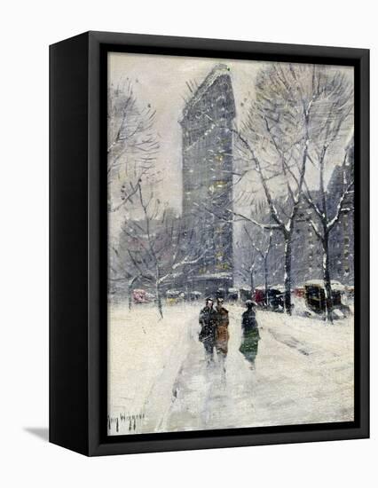 New York: Flatiron, 1919-Guy Wiggins-Framed Premier Image Canvas