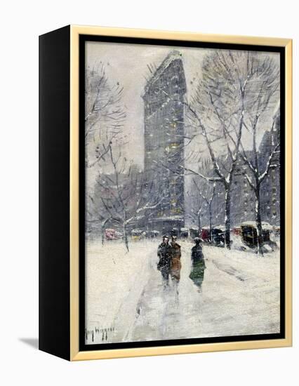 New York: Flatiron, 1919-Guy Wiggins-Framed Premier Image Canvas