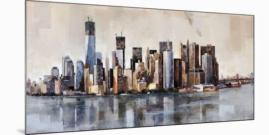 New York From Afar-Marti Bofarull-Mounted Art Print