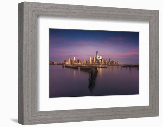 New York from the Hudson-David Martin Castan-Framed Photographic Print