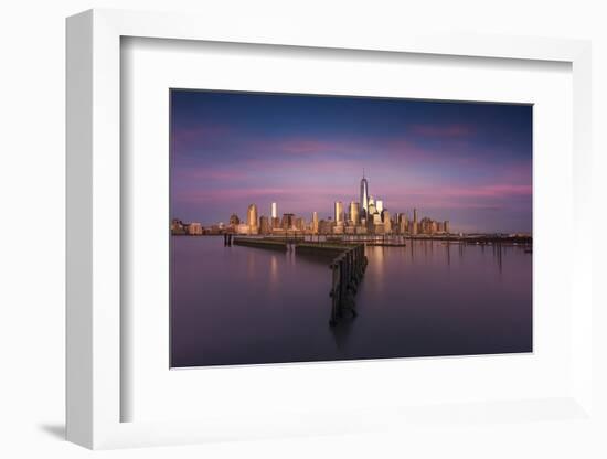 New York from the Hudson-David Martin Castan-Framed Photographic Print