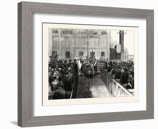 New York: Funeral of the Late Marshall O. Roberts-null-Framed Giclee Print