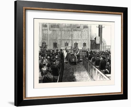 New York: Funeral of the Late Marshall O. Roberts-null-Framed Giclee Print
