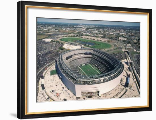 New York Giants at New Meadowlands Stadium-Mike Smith-Framed Art Print