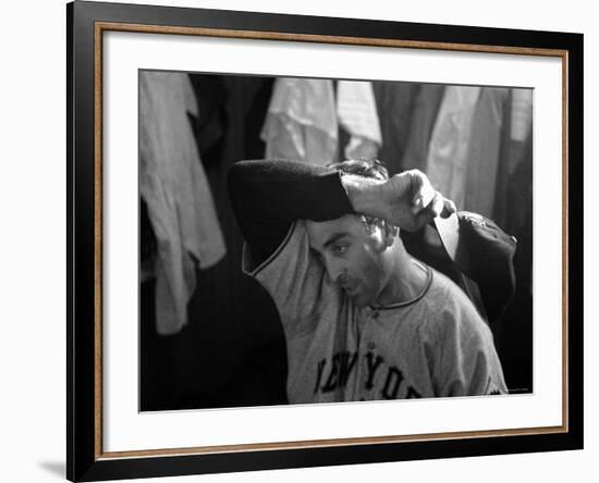 New York Giants Pitcher Sal Maglie-George Silk-Framed Premium Photographic Print