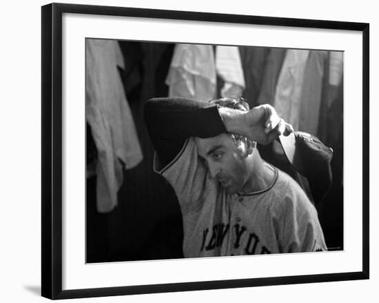 New York Giants Pitcher Sal Maglie-George Silk-Framed Premium Photographic Print