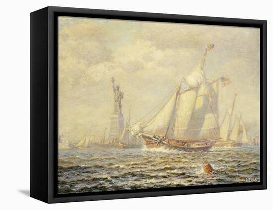 New York Harbor, 1919-James Gale Tyler-Framed Premier Image Canvas