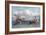 New York Harbor and the Brooklyn Bridge-Andrew W. Melrose-Framed Giclee Print