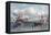 New York Harbor and the Brooklyn Bridge-Andrew W. Melrose-Framed Premier Image Canvas