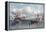 New York Harbor and the Brooklyn Bridge-Andrew W. Melrose-Framed Premier Image Canvas