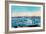 New York Harbor View-Currier & Ives-Framed Art Print