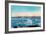 New York Harbor View-Currier & Ives-Framed Art Print