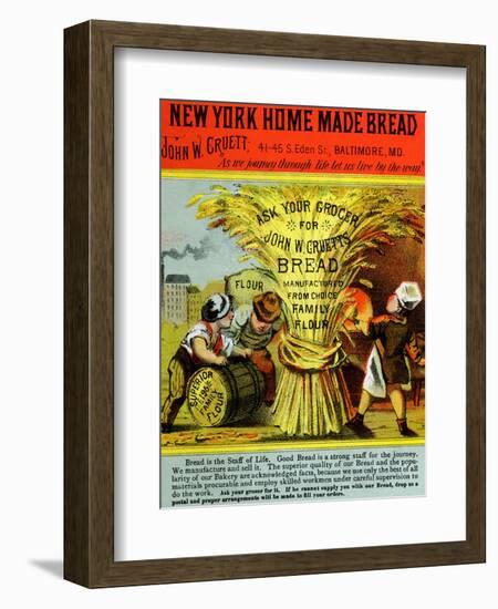 New York Home Made Bread-null-Framed Art Print