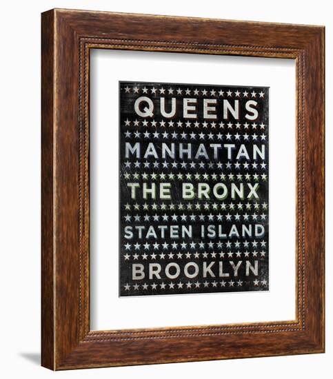 New York Hoods (b/w)-John W^ Golden-Framed Art Print