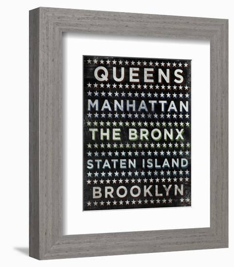 New York Hoods (b/w)-John W^ Golden-Framed Art Print