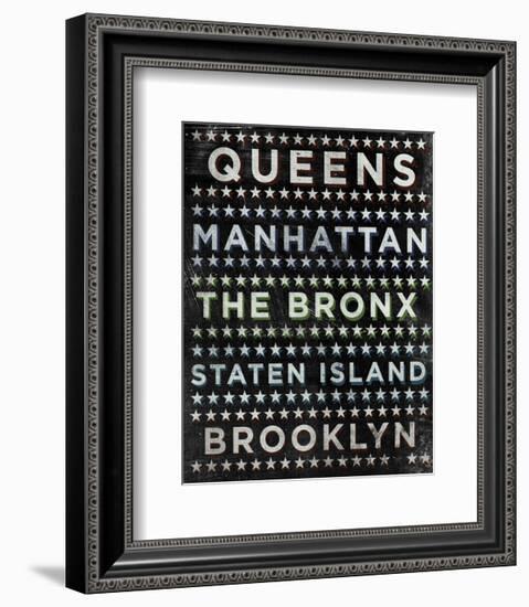 New York Hoods (b/w)-John W^ Golden-Framed Art Print