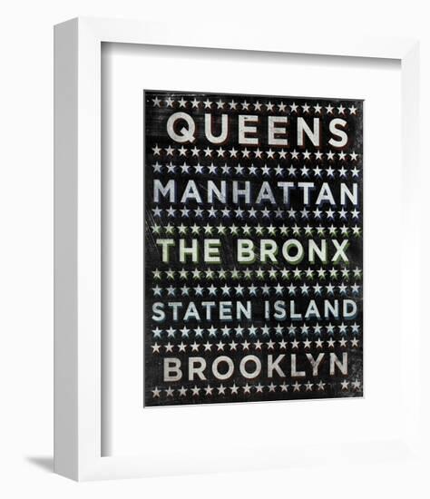 New York Hoods (b/w)-John W^ Golden-Framed Art Print