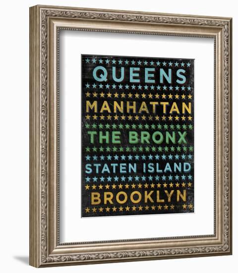 New York Hoods (color)-John W^ Golden-Framed Art Print