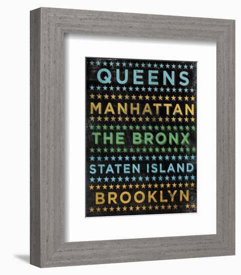 New York Hoods (color)-John W^ Golden-Framed Art Print