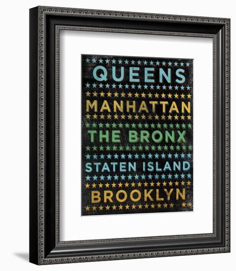 New York Hoods (color)-John W^ Golden-Framed Art Print