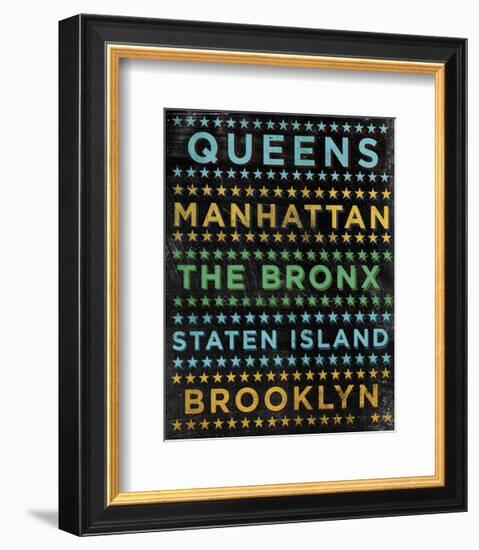 New York Hoods (color)-John W^ Golden-Framed Art Print