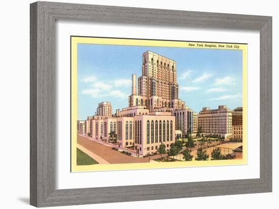 New York Hospital, New York City-null-Framed Art Print