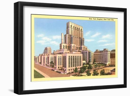 New York Hospital, New York City-null-Framed Art Print